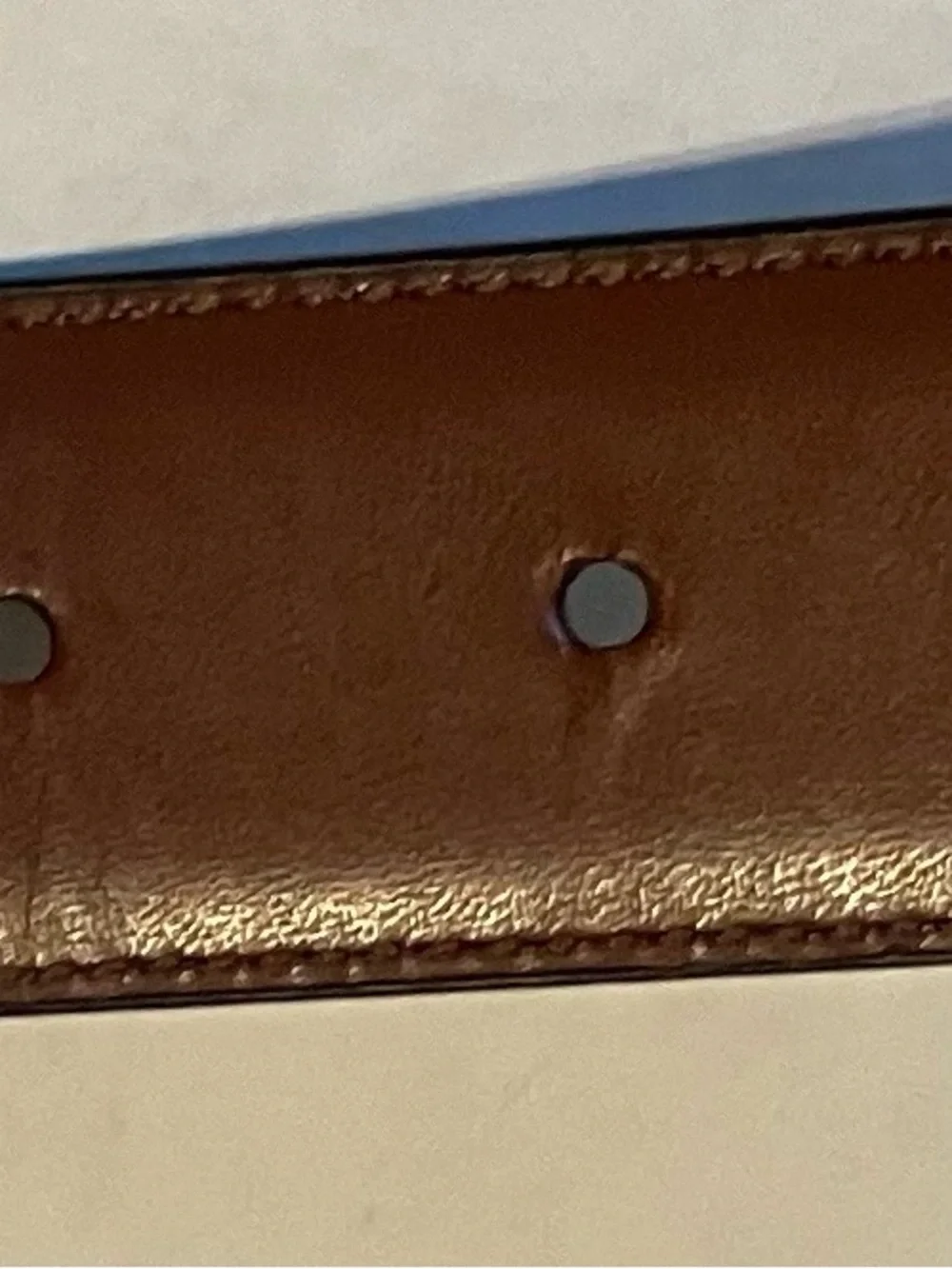 Penguin Brown Leather Belt Sz 42